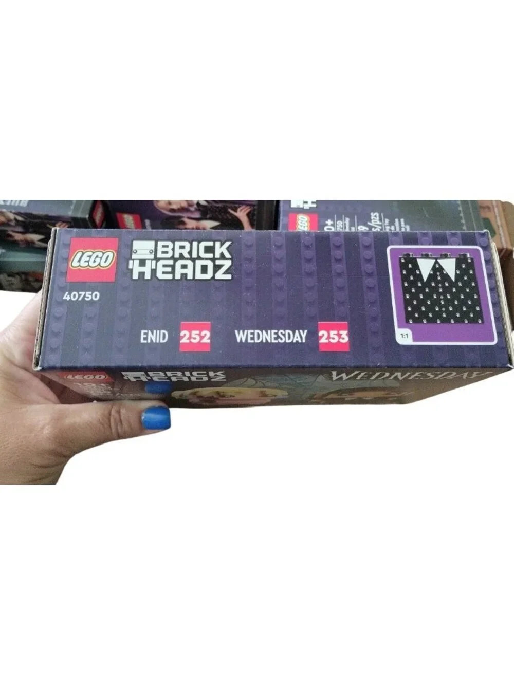 Lego BrickHeadz 40750 Wednesday & Enid 239 Pieces 2024 New In Sealed Box NIB